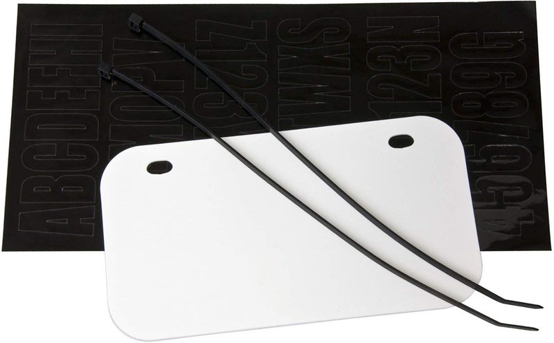 Raider FS-12000-1 ATV/UTV Wisconsin License Plate Kit with Numbers and Letters Included (7.5 in x 4 in) - Image 3